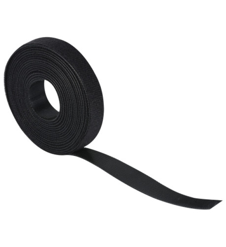 Nastro velcro nylon nero - nastro,